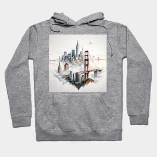 San francisco cityscape Hoodie